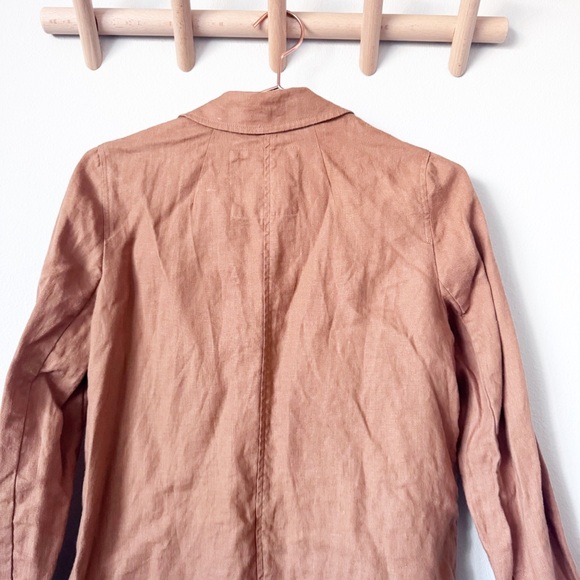 Madewell Linen Dorset Tan Blazer - Picture 13 of 14